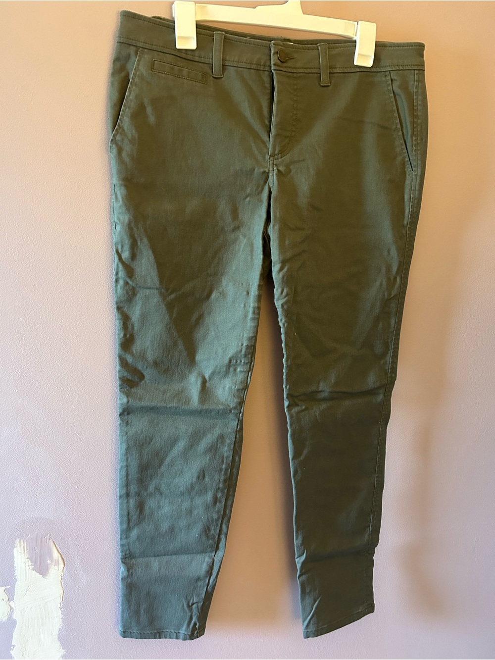 Market & Spruce Olive Green Ankle Pants